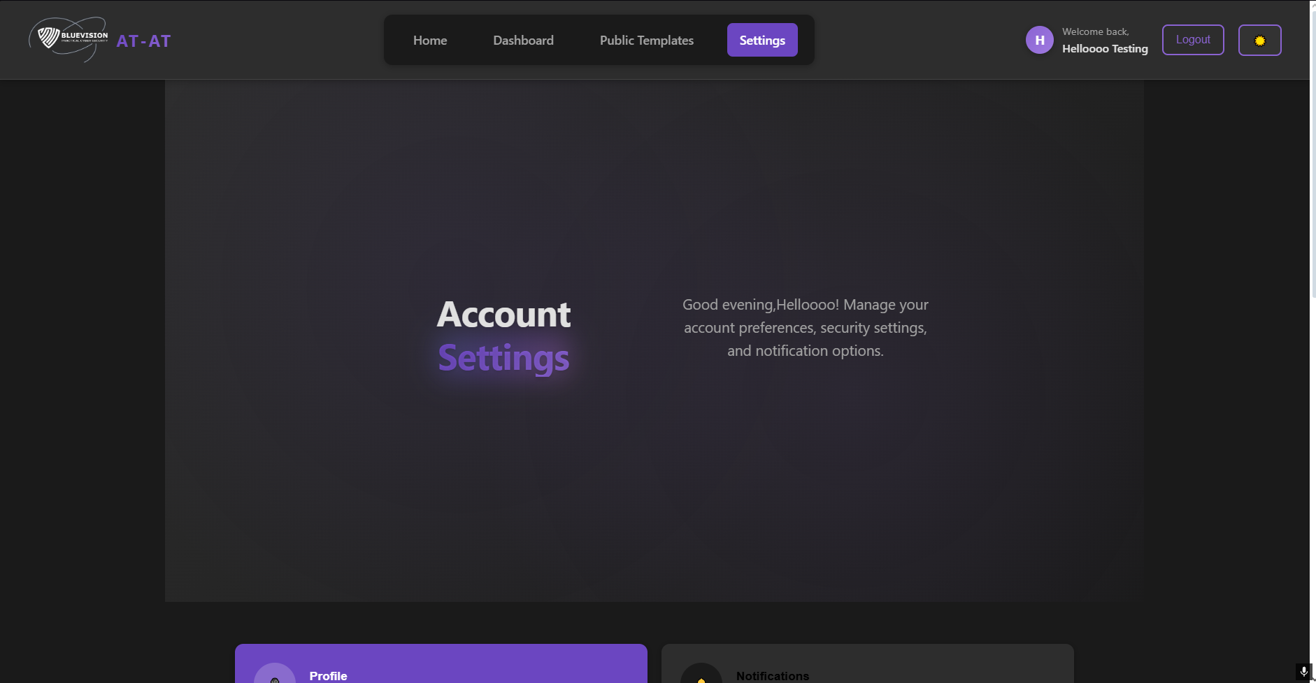 AccountSettings