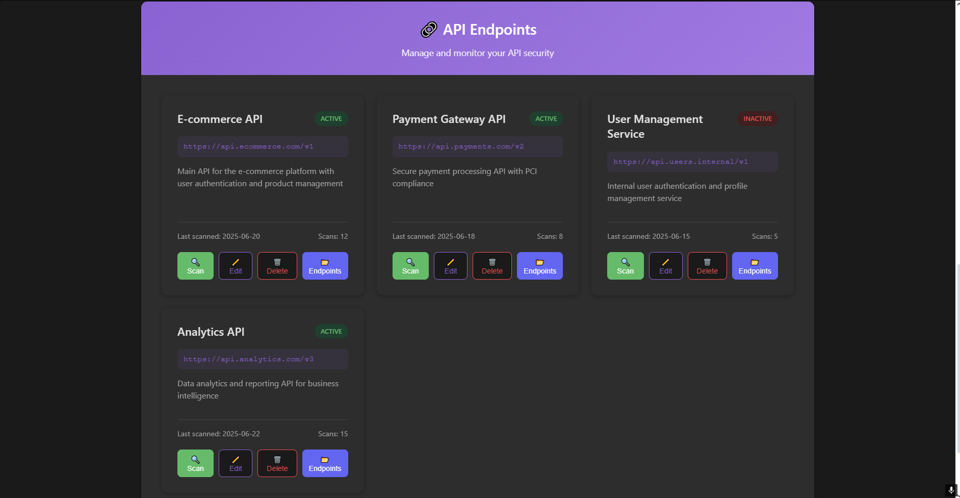 API Endpoints