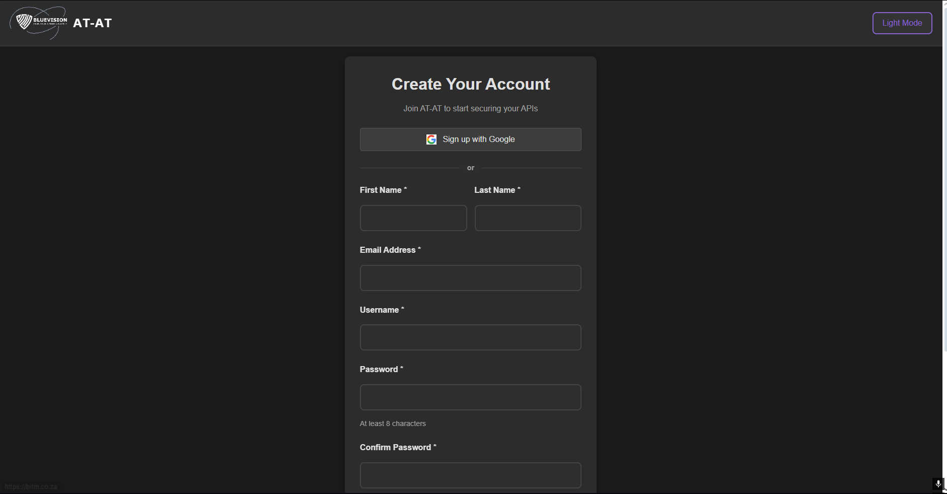 Sign Up