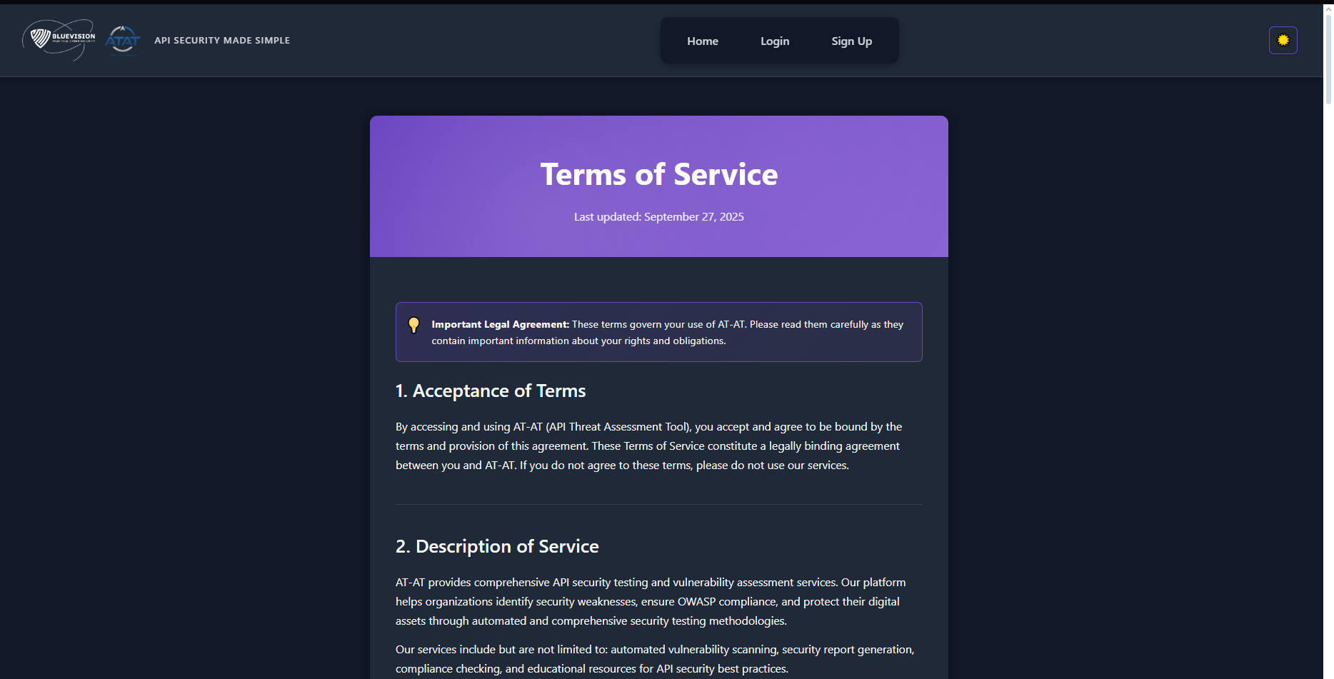 Terms of Service